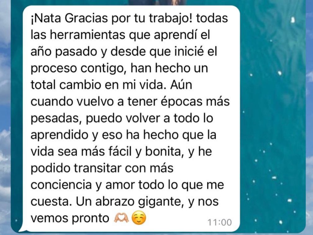 Testimonio de una participante