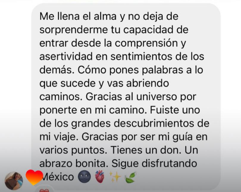 Testimonio de una participante